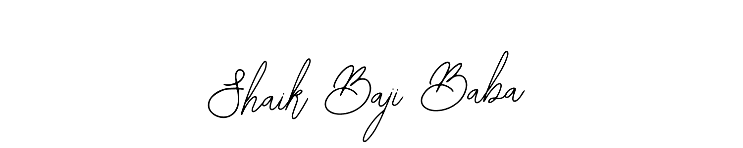 Create a beautiful signature design for name Shaik Baji Baba. With this signature (Bearetta-2O07w) fonts, you can make a handwritten signature for free. Shaik Baji Baba signature style 12 images and pictures png