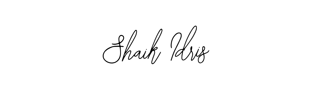 Design your own signature with our free online signature maker. With this signature software, you can create a handwritten (Bearetta-2O07w) signature for name Shaik Idris. Shaik Idris signature style 12 images and pictures png