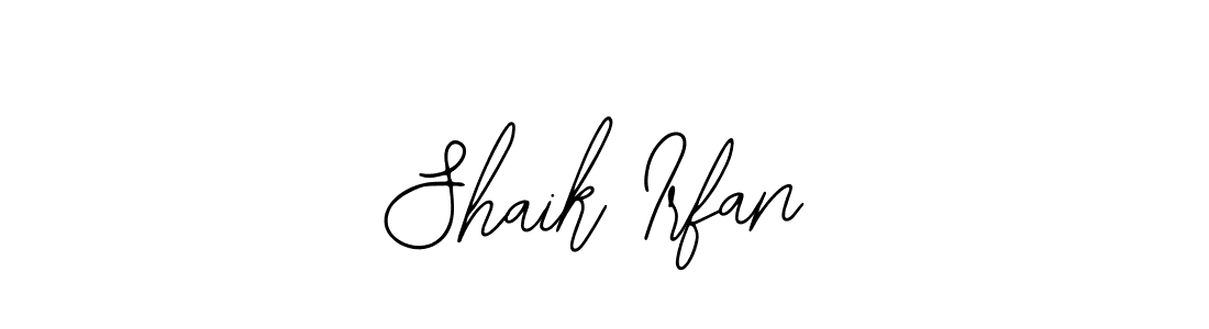 Use a signature maker to create a handwritten signature online. With this signature software, you can design (Bearetta-2O07w) your own signature for name Shaik Irfan. Shaik Irfan signature style 12 images and pictures png