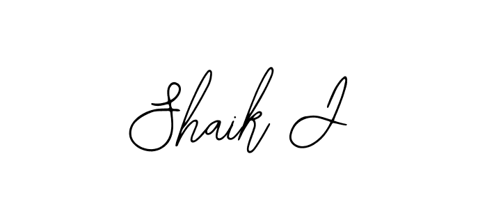 Shaik J stylish signature style. Best Handwritten Sign (Bearetta-2O07w) for my name. Handwritten Signature Collection Ideas for my name Shaik J. Shaik J signature style 12 images and pictures png