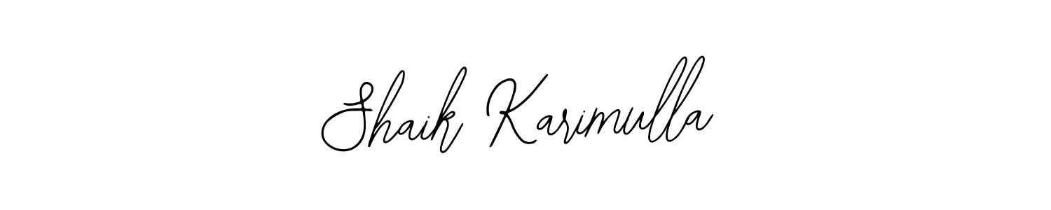 Use a signature maker to create a handwritten signature online. With this signature software, you can design (Bearetta-2O07w) your own signature for name Shaik Karimulla. Shaik Karimulla signature style 12 images and pictures png