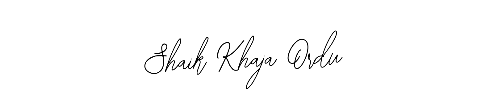 Once you've used our free online signature maker to create your best signature Bearetta-2O07w style, it's time to enjoy all of the benefits that Shaik Khaja Ordu name signing documents. Shaik Khaja Ordu signature style 12 images and pictures png