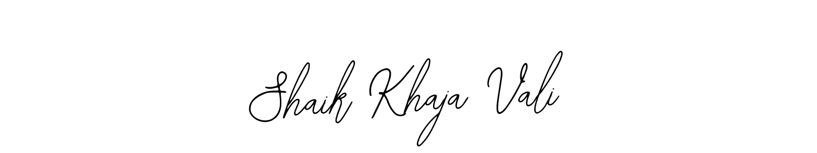 Bearetta-2O07w is a professional signature style that is perfect for those who want to add a touch of class to their signature. It is also a great choice for those who want to make their signature more unique. Get Shaik Khaja Vali name to fancy signature for free. Shaik Khaja Vali signature style 12 images and pictures png