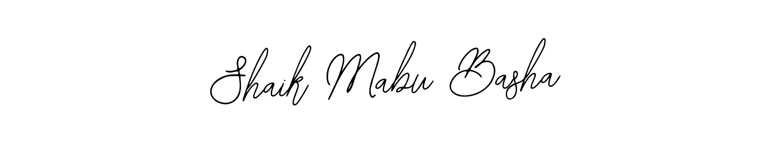 Use a signature maker to create a handwritten signature online. With this signature software, you can design (Bearetta-2O07w) your own signature for name Shaik Mabu Basha. Shaik Mabu Basha signature style 12 images and pictures png