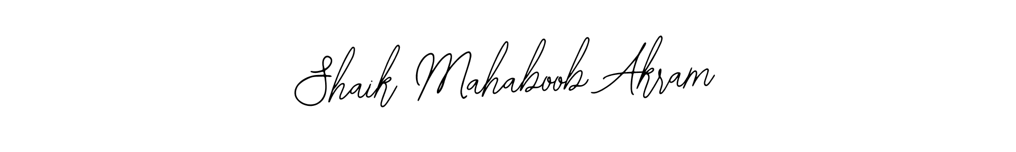 Make a short Shaik Mahaboob Akram signature style. Manage your documents anywhere anytime using Bearetta-2O07w. Create and add eSignatures, submit forms, share and send files easily. Shaik Mahaboob Akram signature style 12 images and pictures png