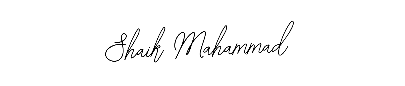 Make a beautiful signature design for name Shaik Mahammad. With this signature (Bearetta-2O07w) style, you can create a handwritten signature for free. Shaik Mahammad signature style 12 images and pictures png