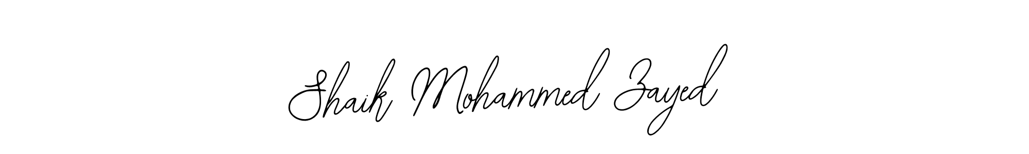 This is the best signature style for the Shaik Mohammed Zayed name. Also you like these signature font (Bearetta-2O07w). Mix name signature. Shaik Mohammed Zayed signature style 12 images and pictures png