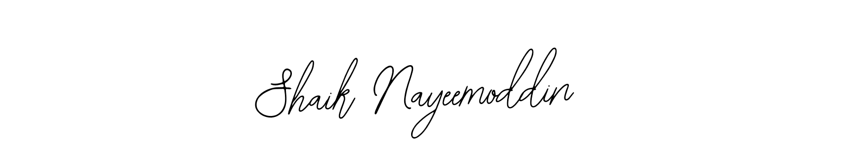 Create a beautiful signature design for name Shaik Nayeemoddin. With this signature (Bearetta-2O07w) fonts, you can make a handwritten signature for free. Shaik Nayeemoddin signature style 12 images and pictures png