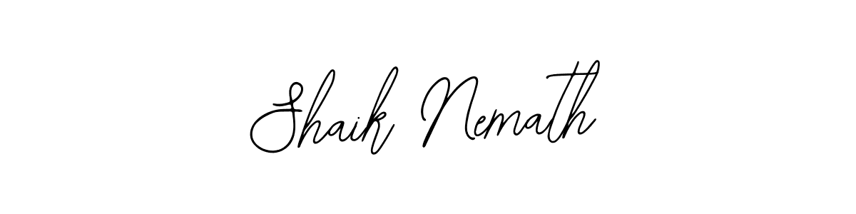 How to Draw Shaik Nemath signature style? Bearetta-2O07w is a latest design signature styles for name Shaik Nemath. Shaik Nemath signature style 12 images and pictures png