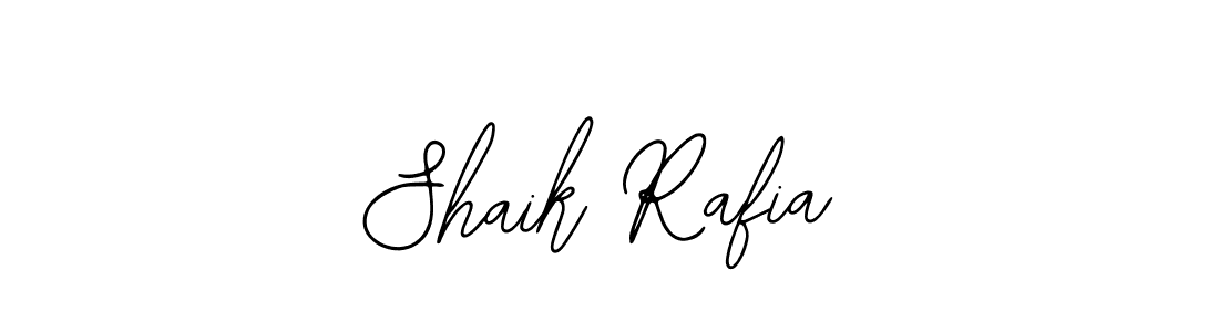 Shaik Rafia stylish signature style. Best Handwritten Sign (Bearetta-2O07w) for my name. Handwritten Signature Collection Ideas for my name Shaik Rafia. Shaik Rafia signature style 12 images and pictures png