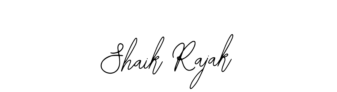 Use a signature maker to create a handwritten signature online. With this signature software, you can design (Bearetta-2O07w) your own signature for name Shaik Rajak. Shaik Rajak signature style 12 images and pictures png