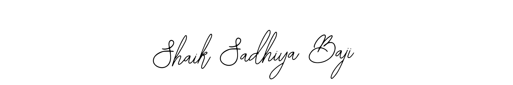 Once you've used our free online signature maker to create your best signature Bearetta-2O07w style, it's time to enjoy all of the benefits that Shaik Sadhiya Baji name signing documents. Shaik Sadhiya Baji signature style 12 images and pictures png