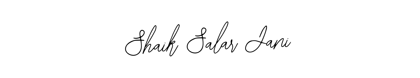Create a beautiful signature design for name Shaik Salar Jani. With this signature (Bearetta-2O07w) fonts, you can make a handwritten signature for free. Shaik Salar Jani signature style 12 images and pictures png