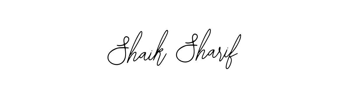 Shaik Sharif stylish signature style. Best Handwritten Sign (Bearetta-2O07w) for my name. Handwritten Signature Collection Ideas for my name Shaik Sharif. Shaik Sharif signature style 12 images and pictures png