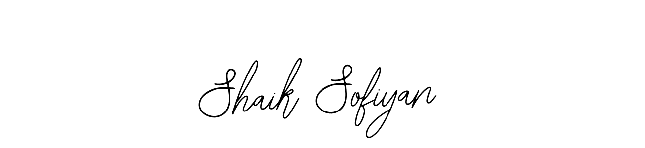 Make a beautiful signature design for name Shaik Sofiyan. With this signature (Bearetta-2O07w) style, you can create a handwritten signature for free. Shaik Sofiyan signature style 12 images and pictures png