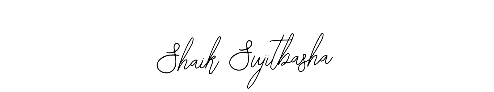 Shaik Sujitbasha stylish signature style. Best Handwritten Sign (Bearetta-2O07w) for my name. Handwritten Signature Collection Ideas for my name Shaik Sujitbasha. Shaik Sujitbasha signature style 12 images and pictures png