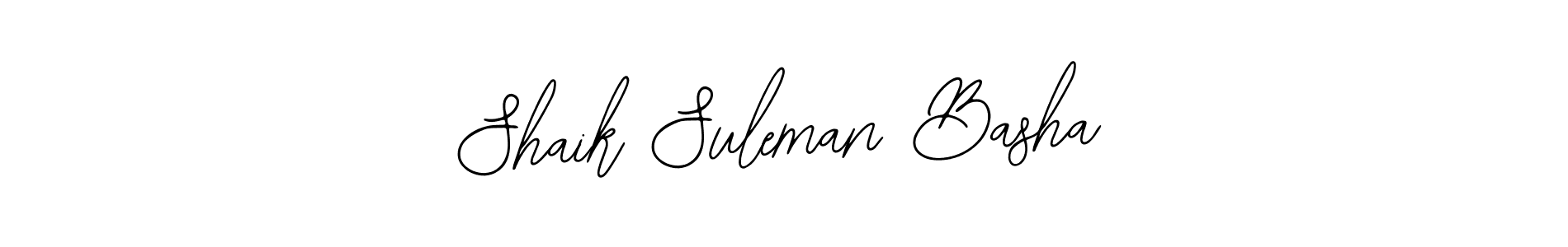 How to make Shaik Suleman Basha signature? Bearetta-2O07w is a professional autograph style. Create handwritten signature for Shaik Suleman Basha name. Shaik Suleman Basha signature style 12 images and pictures png