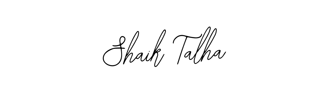 How to make Shaik Talha signature? Bearetta-2O07w is a professional autograph style. Create handwritten signature for Shaik Talha name. Shaik Talha signature style 12 images and pictures png