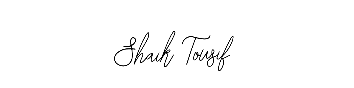 Shaik Tousif stylish signature style. Best Handwritten Sign (Bearetta-2O07w) for my name. Handwritten Signature Collection Ideas for my name Shaik Tousif. Shaik Tousif signature style 12 images and pictures png