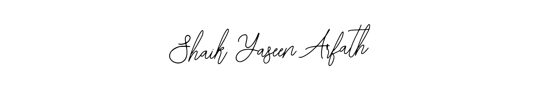 Also we have Shaik Yaseen Arfath name is the best signature style. Create professional handwritten signature collection using Bearetta-2O07w autograph style. Shaik Yaseen Arfath signature style 12 images and pictures png