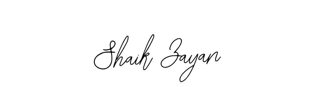 The best way (Bearetta-2O07w) to make a short signature is to pick only two or three words in your name. The name Shaik Zayan include a total of six letters. For converting this name. Shaik Zayan signature style 12 images and pictures png