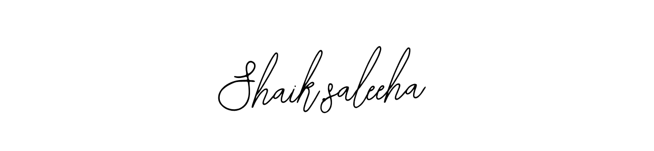 Use a signature maker to create a handwritten signature online. With this signature software, you can design (Bearetta-2O07w) your own signature for name Shaik.saleeha. Shaik.saleeha signature style 12 images and pictures png