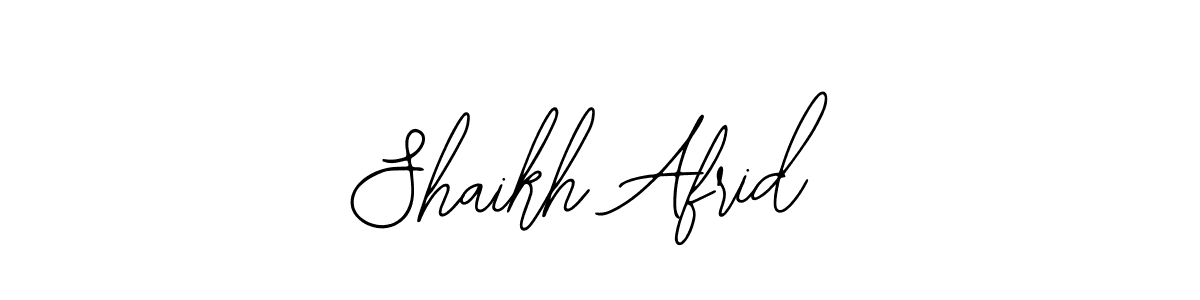 Use a signature maker to create a handwritten signature online. With this signature software, you can design (Bearetta-2O07w) your own signature for name Shaikh Afrid. Shaikh Afrid signature style 12 images and pictures png