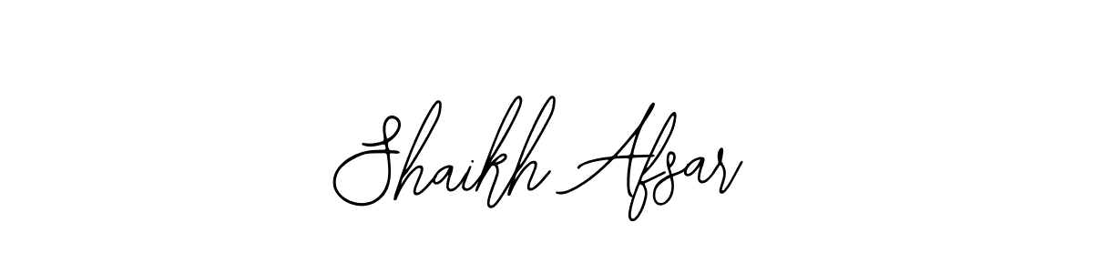 Also You can easily find your signature by using the search form. We will create Shaikh Afsar name handwritten signature images for you free of cost using Bearetta-2O07w sign style. Shaikh Afsar signature style 12 images and pictures png