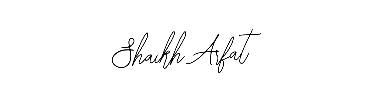 Design your own signature with our free online signature maker. With this signature software, you can create a handwritten (Bearetta-2O07w) signature for name Shaikh Arfat. Shaikh Arfat signature style 12 images and pictures png