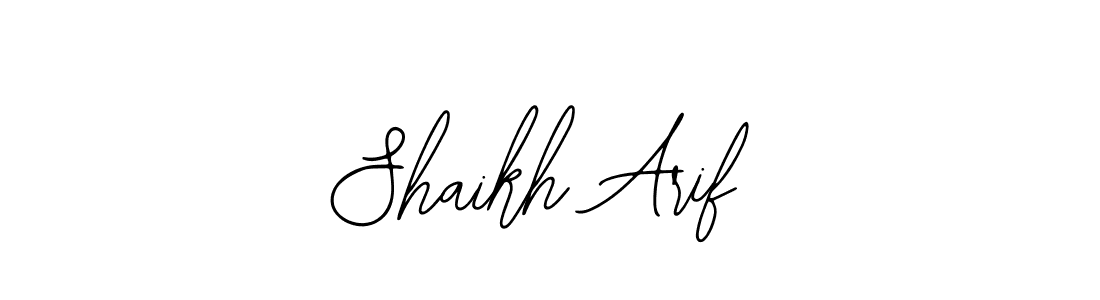 Create a beautiful signature design for name Shaikh Arif. With this signature (Bearetta-2O07w) fonts, you can make a handwritten signature for free. Shaikh Arif signature style 12 images and pictures png