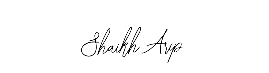 You can use this online signature creator to create a handwritten signature for the name Shaikh Arip. This is the best online autograph maker. Shaikh Arip signature style 12 images and pictures png