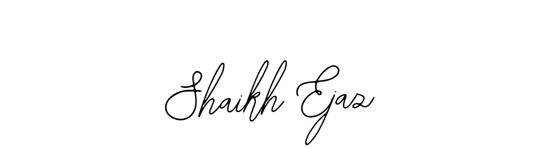 Also You can easily find your signature by using the search form. We will create Shaikh Ejaz name handwritten signature images for you free of cost using Bearetta-2O07w sign style. Shaikh Ejaz signature style 12 images and pictures png