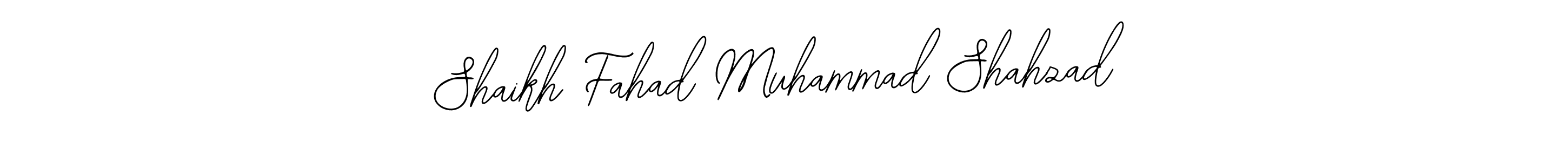 You should practise on your own different ways (Bearetta-2O07w) to write your name (Shaikh Fahad Muhammad Shahzad) in signature. don't let someone else do it for you. Shaikh Fahad Muhammad Shahzad signature style 12 images and pictures png