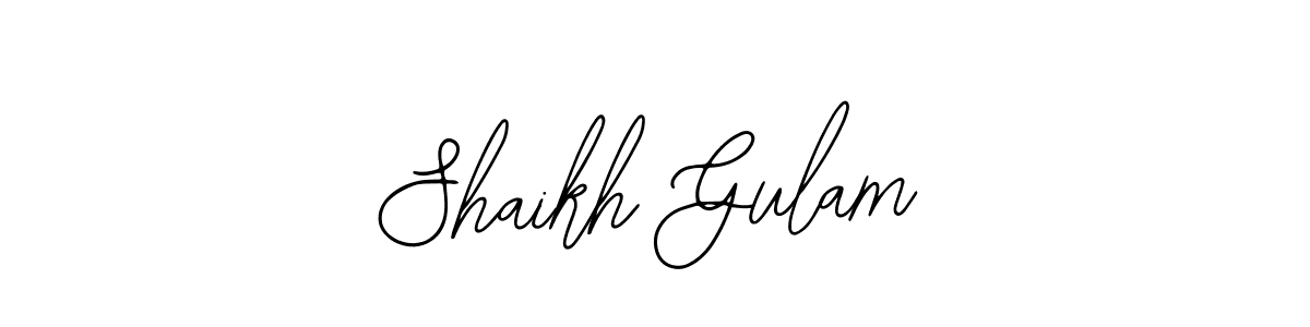 You can use this online signature creator to create a handwritten signature for the name Shaikh Gulam. This is the best online autograph maker. Shaikh Gulam signature style 12 images and pictures png