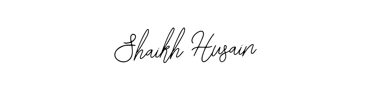 Shaikh Husain stylish signature style. Best Handwritten Sign (Bearetta-2O07w) for my name. Handwritten Signature Collection Ideas for my name Shaikh Husain. Shaikh Husain signature style 12 images and pictures png