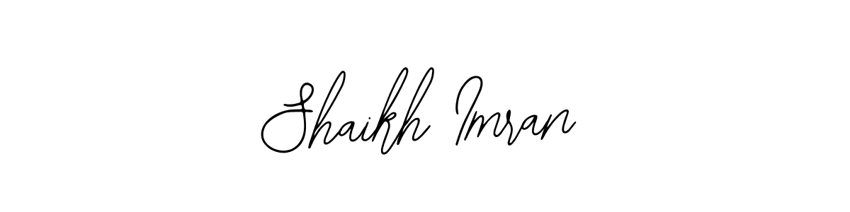 The best way (Bearetta-2O07w) to make a short signature is to pick only two or three words in your name. The name Shaikh Imran include a total of six letters. For converting this name. Shaikh Imran signature style 12 images and pictures png