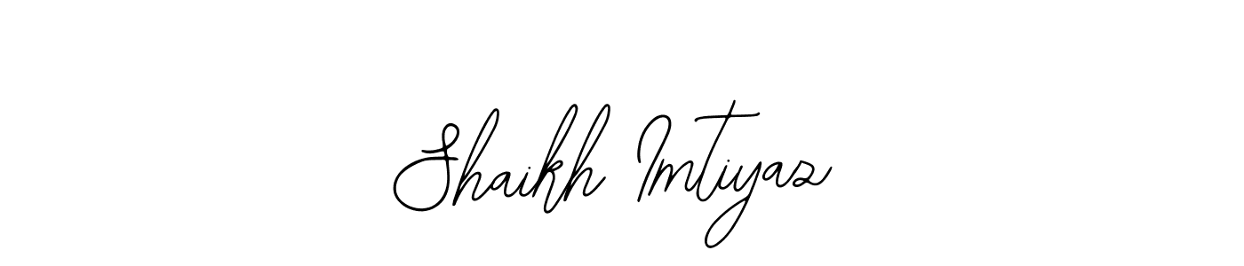 Make a beautiful signature design for name Shaikh Imtiyaz. With this signature (Bearetta-2O07w) style, you can create a handwritten signature for free. Shaikh Imtiyaz signature style 12 images and pictures png