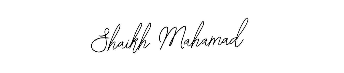 Shaikh Mahamad stylish signature style. Best Handwritten Sign (Bearetta-2O07w) for my name. Handwritten Signature Collection Ideas for my name Shaikh Mahamad. Shaikh Mahamad signature style 12 images and pictures png