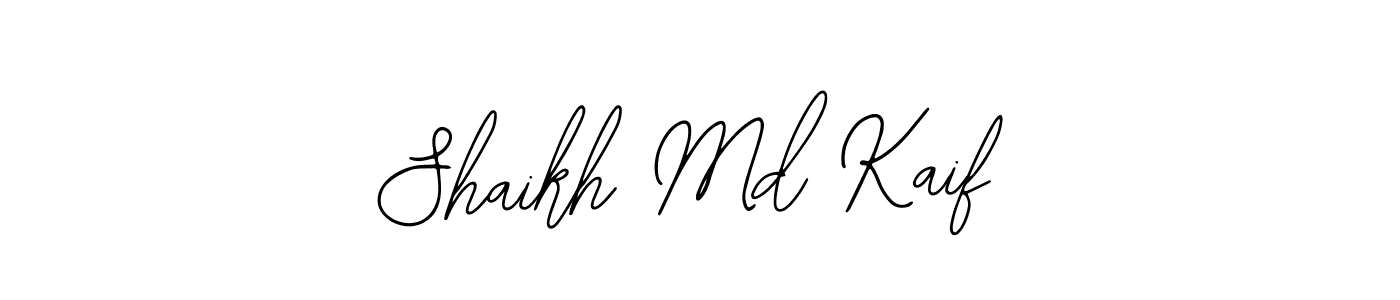 Also You can easily find your signature by using the search form. We will create Shaikh Md Kaif name handwritten signature images for you free of cost using Bearetta-2O07w sign style. Shaikh Md Kaif signature style 12 images and pictures png