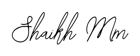 Designed for modern professionals: Shaikh Mm name signature crafted with Bearetta-2O07w script. Ready for digital PDF workflows. Shaikh Mm signature style 12 images and pictures png
