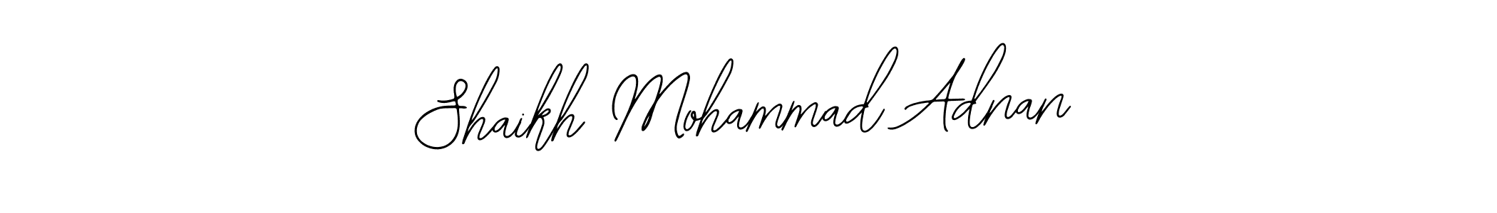This is the best signature style for the Shaikh Mohammad Adnan name. Also you like these signature font (Bearetta-2O07w). Mix name signature. Shaikh Mohammad Adnan signature style 12 images and pictures png