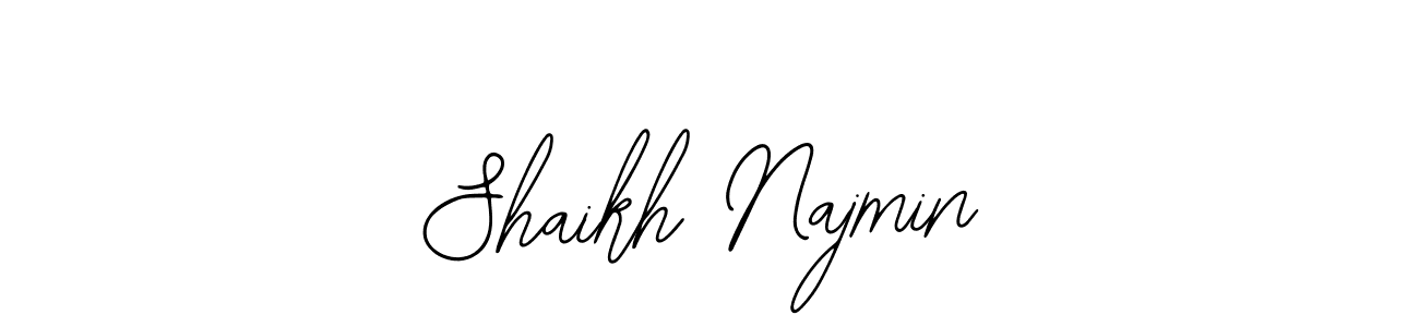 It looks lik you need a new signature style for name Shaikh Najmin. Design unique handwritten (Bearetta-2O07w) signature with our free signature maker in just a few clicks. Shaikh Najmin signature style 12 images and pictures png
