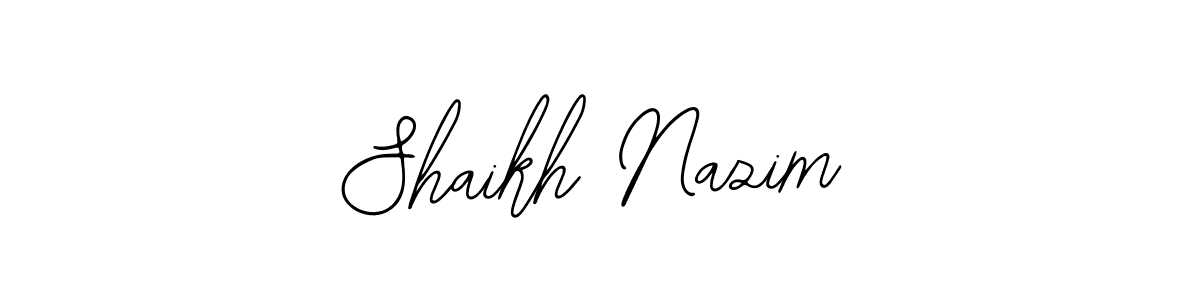 Here are the top 10 professional signature styles for the name Shaikh Nazim. These are the best autograph styles you can use for your name. Shaikh Nazim signature style 12 images and pictures png