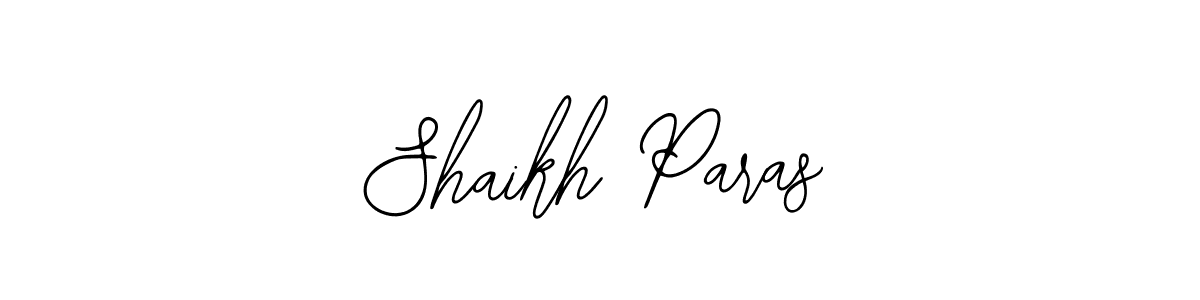 Shaikh Paras stylish signature style. Best Handwritten Sign (Bearetta-2O07w) for my name. Handwritten Signature Collection Ideas for my name Shaikh Paras. Shaikh Paras signature style 12 images and pictures png
