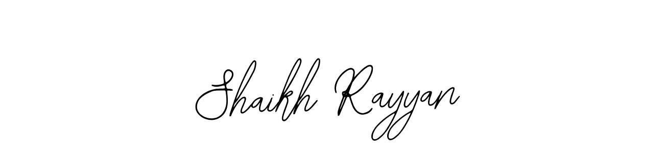 Also we have Shaikh Rayyan name is the best signature style. Create professional handwritten signature collection using Bearetta-2O07w autograph style. Shaikh Rayyan signature style 12 images and pictures png