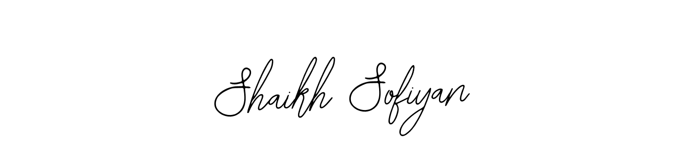 Use a signature maker to create a handwritten signature online. With this signature software, you can design (Bearetta-2O07w) your own signature for name Shaikh Sofiyan. Shaikh Sofiyan signature style 12 images and pictures png