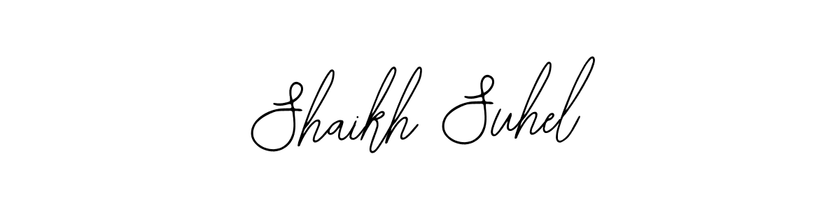 You should practise on your own different ways (Bearetta-2O07w) to write your name (Shaikh Suhel) in signature. don't let someone else do it for you. Shaikh Suhel signature style 12 images and pictures png
