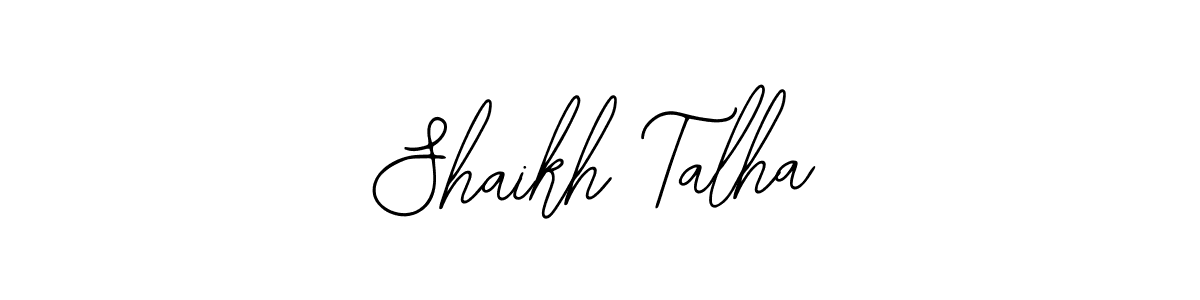 Make a beautiful signature design for name Shaikh Talha. With this signature (Bearetta-2O07w) style, you can create a handwritten signature for free. Shaikh Talha signature style 12 images and pictures png