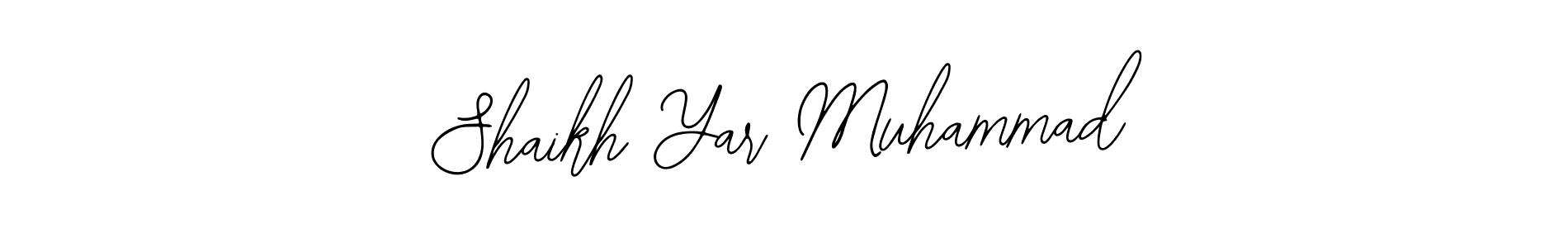 Make a beautiful signature design for name Shaikh Yar Muhammad. Use this online signature maker to create a handwritten signature for free. Shaikh Yar Muhammad signature style 12 images and pictures png
