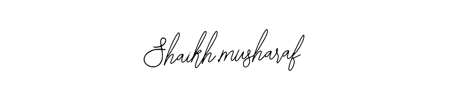 Similarly Bearetta-2O07w is the best handwritten signature design. Signature creator online .You can use it as an online autograph creator for name Shaikh.musharaf. Shaikh.musharaf signature style 12 images and pictures png